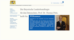Desktop Screenshot of datenschutz-bayern.de